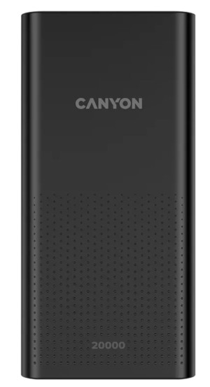 Powerbank Canyon 20000 mAh PB-2001 Czarny (CNE-CPB2001B). Powerbanki