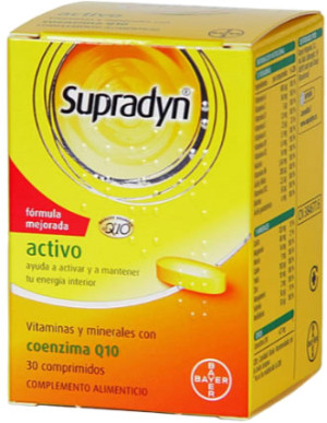 Suplement diety upradyn Supradyn Activo z Koenzymem Q10, 30 tabletek powlekanych (8470003846776). Witaminy i minerały