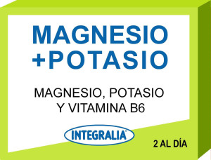 Suplement diety Integralia Magnez Potas Witamina B6 60 kapsułek (8436000545043). Witaminy i minerały