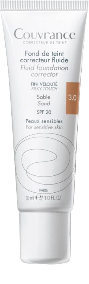 Podkład matujący Avene Couvrance Fluid Correctors 3.0 Arena 30 ml (3282770100549). Podkłady do twarzy