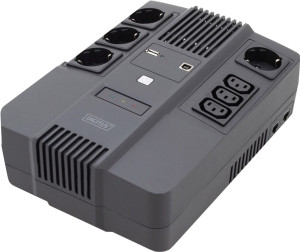 Zasilacz awaryjny UPS Digitus All-in-One 800VA/480W (DN-170111). Zasilacze awaryjne UPS