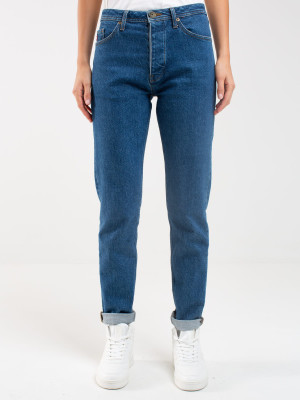 Jeansy slim fit damskie Big Star Authentic Girl-500 26-32 Ciemnoniebieskie (5900714669522). Jeansy damskie
