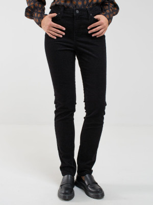 Jeansy slim fit damskie Big Star Katrina High Waist Cord-906 31-32 Czarne (5900714678302). Jeansy damskie