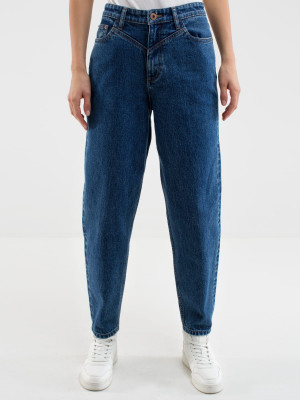 Jeansy slouchy damskie Big Star Ria-320 30-32 Niebieskie (5900714695606). Jeansy damskie