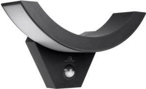 Lampa LED Maclean MCE290 B z czujnikiem ruchu. Lampy zewnętrzne ścienne