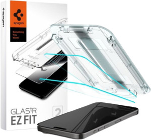 Szkło hartowane Spigen Ez Fit do Apple iPhone 15 Pro Max 2 szt (8809896751964). Szkła hartowane