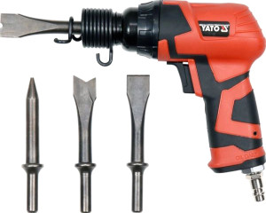 Młot pneumatyczny YATO 113 l/min 6.3 bar + 4 dłuta (YT-09904). Młoty pneumatyczne