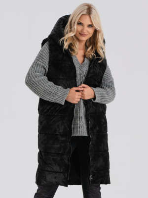 Bezrękawnik damski Look Made With Love 934 Pearl Black 2XL Czarny (5903999310646). Bezrękawniki damskie