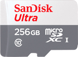 Karta pamięci SanDisk Ultra microSDXC 256GB Class 10 UHS-I (SDSQUNR-256G-GN3MN). Karty pamięci