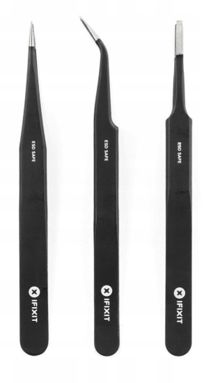 Zestaw narzędzi iFixit Precision Tweezer Set (EU145060-3). Zestawy akcesoriów