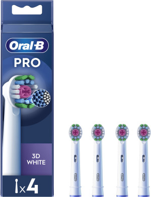 Końcówki do szczoteczki elektrycznej Oral-b Braun Pro 3D White, 4 szt. (8006540847213). Szczoteczki elektryczne i irygatory