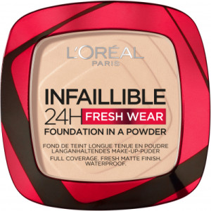 Puder matujący L'Oreal Paris Infaillible Fresh Wear 20 w kompakcie 9 g (3600523951291). Pudry do twarzy