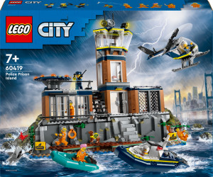 Zestaw klocków LEGO City Policja z Więziennej Wyspy 980 elementów (60419). Klocki