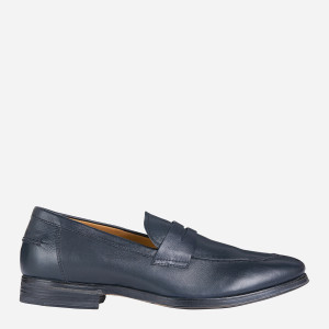 Loafersy męskie skórzane Geox U028QD00046 42.5 Granatowe (8054730500592). Półbuty męskie