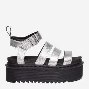 Sandały damskie na platformie Dr.Martens 30715058 38 (5UK) 24.5 cm Srebrne (190665548280). Sandały codzienne i sportowe damskie