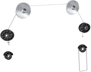 Uchwyt ścienny Maclean MC-557B Silver/Black (5903292800042). Uchwyty do telewizorów i monitorów