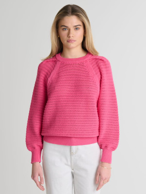 Sweter damski Big Star Funia-601 L/XL Różowy (5900714702014). Swetry damskie