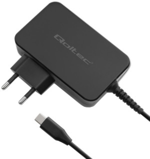 Ładowarka sieciowa Qoltec GaN Power Pro Charger USB-C 100W 5-20V 3-5A Black. Ładowarki do telefonów