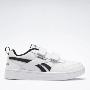 Sneakersy chłopięce na rzepy Reebok Royal Prime 2 100039111 27 Białe z czarnym (4064046210461). Tenisówki i trampki chłopięce