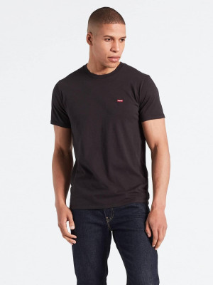 Koszulka męska bawełniana Levi's Ss Original Hm Tee 56605-0009 S Czarna (5400599635273). T-shirty męskie