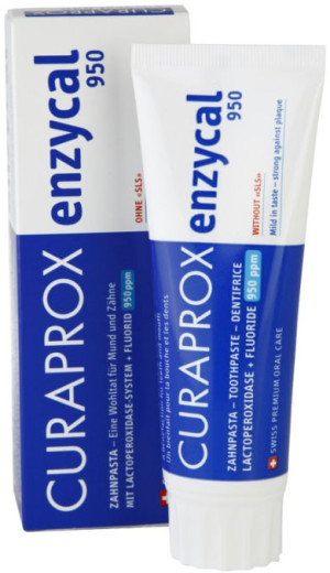 Enzymatyczna pasta do zębów Curaprox Enzycal 950 75 ml (7612412422450 / 7612412422436). Pasty do zębów