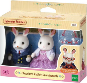 Zestaw Sylvanian Families Dziadek i Babcia Czekoladowego Królika (5190) (5054131051900). Figurki superbohaterów