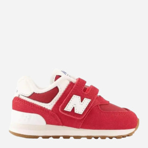Sneakersy dziecięce dla dziewczynki New Balance 574 IV574RR1 27.5 (10US) Czerwone z białym (196307201230). Buty sportowe i sneakersy dziewczęce