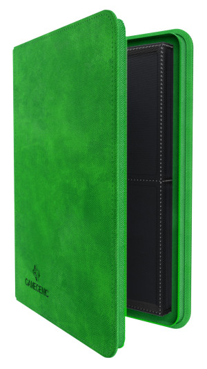 Album na karty Gamegenic Zip-Up 8-Pocket zamykany na zamek błyskawiczny Green (4251715403778). Akcesoria do gier planszowych