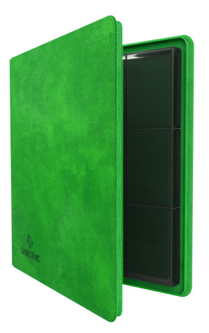 Album na karty Gamegenic Zip-Up 24-Pocket zamykany na zamek błyskawiczny Green (4251715403976). Akcesoria do gier planszowych