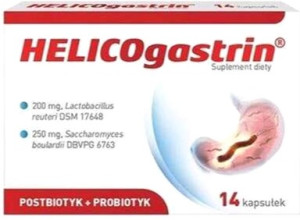 Suplement diety Urgo Helicogastrin 14 kapsułek (5902020314226). Probiotyki i prebiotyki