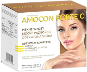 Suplement diety Aristo Pharma Amocon Forte C Witamina C + Biotyna + Hydrolizat żelatyny 21 saszetek (5903111375249). Witaminy i minerały