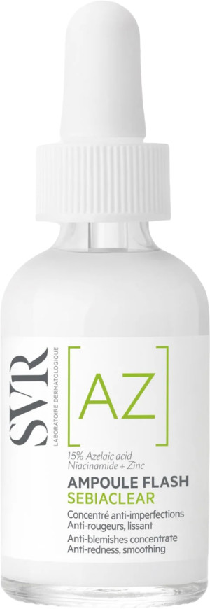 Koncentrat do twarzy SVR Sebiaclear Ampule Flash korygujący niedoskonalości i zaczerwienienia 30 ml (3662361002450). Kremy do twarzy