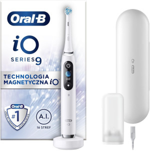 Szczoteczka elektryczna do zębów Oral-b Braun iO 9 White. Szczoteczki elektryczne i irygatory