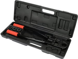Zaciskarka YATO do rur PEX-Al-PEX/PE-RT typ U 16/20/25 mm (YT-21751). Zaciskarki