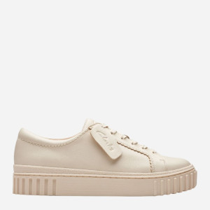 Sneakersy damskie na platformie Clarks CLA26176437 39.5 Beżowe (5063090855207). Tenisówki i trampki damskie