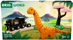 Zestaw do zabawy Brio Dinosaur Circle 12 elementów (7312350360981). Kolejki i akcesoria