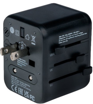 Ładowarka sieciowa Verbatim Travel Adapter 12W 2 x USB-A UTA-1 Black (23942495437). Ładowarki do telefonów