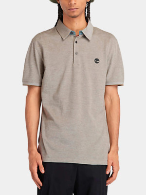 Koszulka polo męska Timberland TB0A2DJ5 S Khaki (194902939725). Koszulki polo męskie