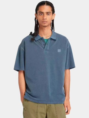 Koszulka polo męska Timberland TB0A5UH3 XXL Niebieska (194903900939). Koszulki polo męskie