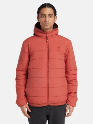 Kurtka puchowa męska z kapturem Timberland TB0A6G39 S Pomarańczowa (772259964821). Kurtki puchowe męskie