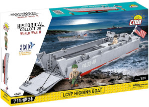 Klocki konstrukcyjne Cobi Historical Collection WWII LCVP Higgins Boat 715 elementów (5902251048495). Klocki
