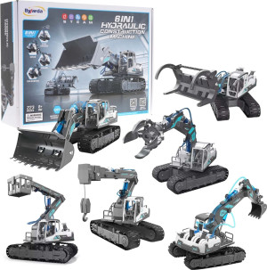 Klocki konstrukcyjne Byjarda Steam 6in1 Hydraulic Construction Machine 223 elementy (5903864958713). Klocki