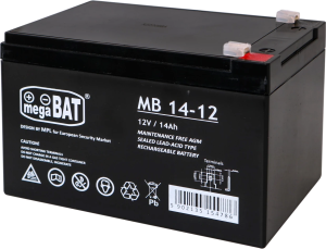 Akumulator MegaBat do pojazdów elektrycznych dla dzieci 12V 14Ah (5902135154786). Akcesoria do pojazdów dla dzieci