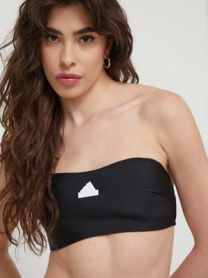 Góra od bikini damska adidas Icon Ban Bik IT8583 40 Czarna (4066757303678). Stroje kąpielowe damskie