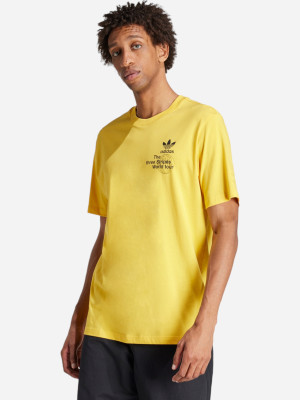 T-shirt męski bawełniany adidas BT Originals IS0183 S Żółty (4067887817127). T-shirty męskie