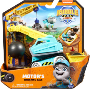 Pojazd Spin Master Paw Patrol Rubble & Crew Motors Wrecking Ball (681147010987). Autka i pojazdy zabawkowe