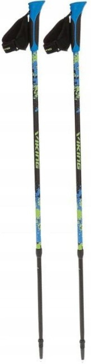 Kije trekkingowe Viking Ruten Pro 83-135 cm Niebiesko-Limonkowe (5901115787044). Kije trekkingowe