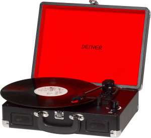 Gramofon Denver VPL-120 Black. Odtwarzacze płyt winylowych