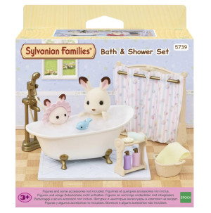 Zestaw do zabawy Epoch Sylvanian Families Bath & Shower (5054131057391). Zestawy zabawek dla dzieci