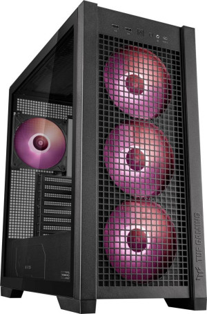Obudowa Asus TUF Gaming GT302 TG ARGB Black (OBUASUOBU0025). Obudowy komputerowe